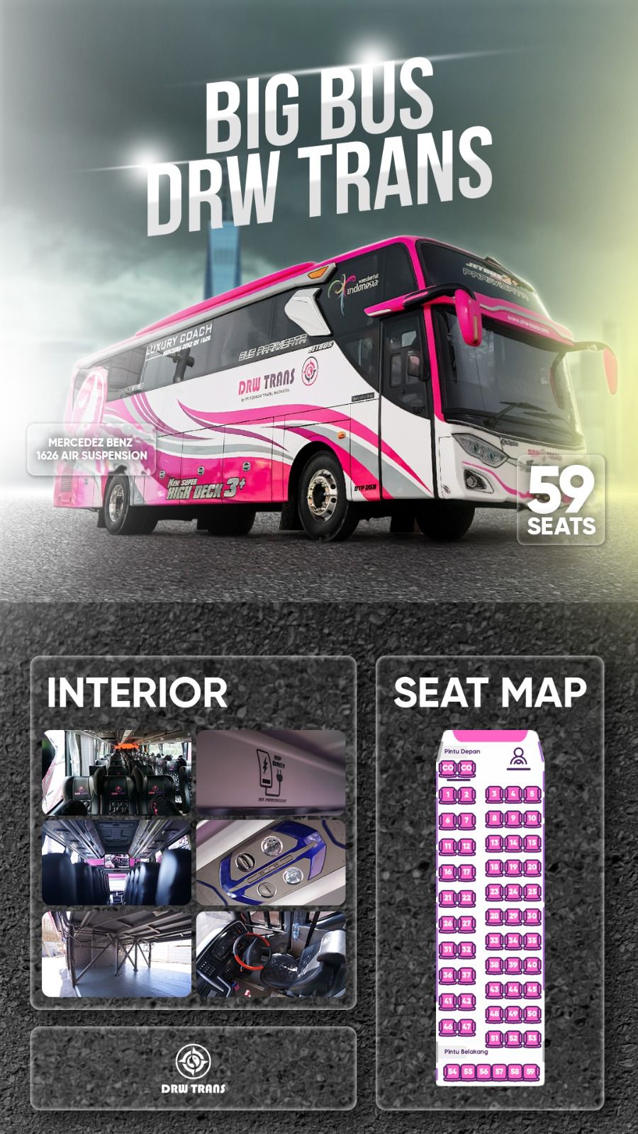 Big Bus 59 Seats