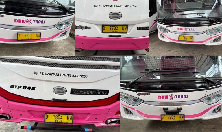 Ini Alasan Mengapa Plat Nomor Bus DRW Trans Beruntun, Rupanya Begini Penjelasannya!