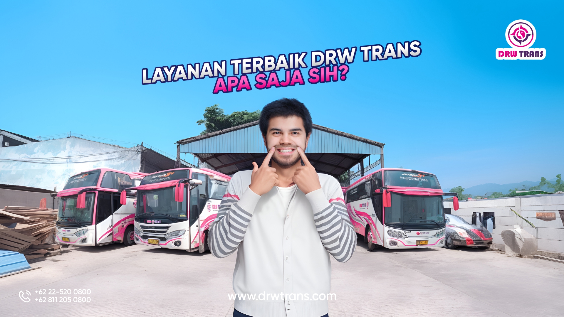 Bus Pariwisata DRW Trans Berikan Layanan Terbaik, Apa Saja?