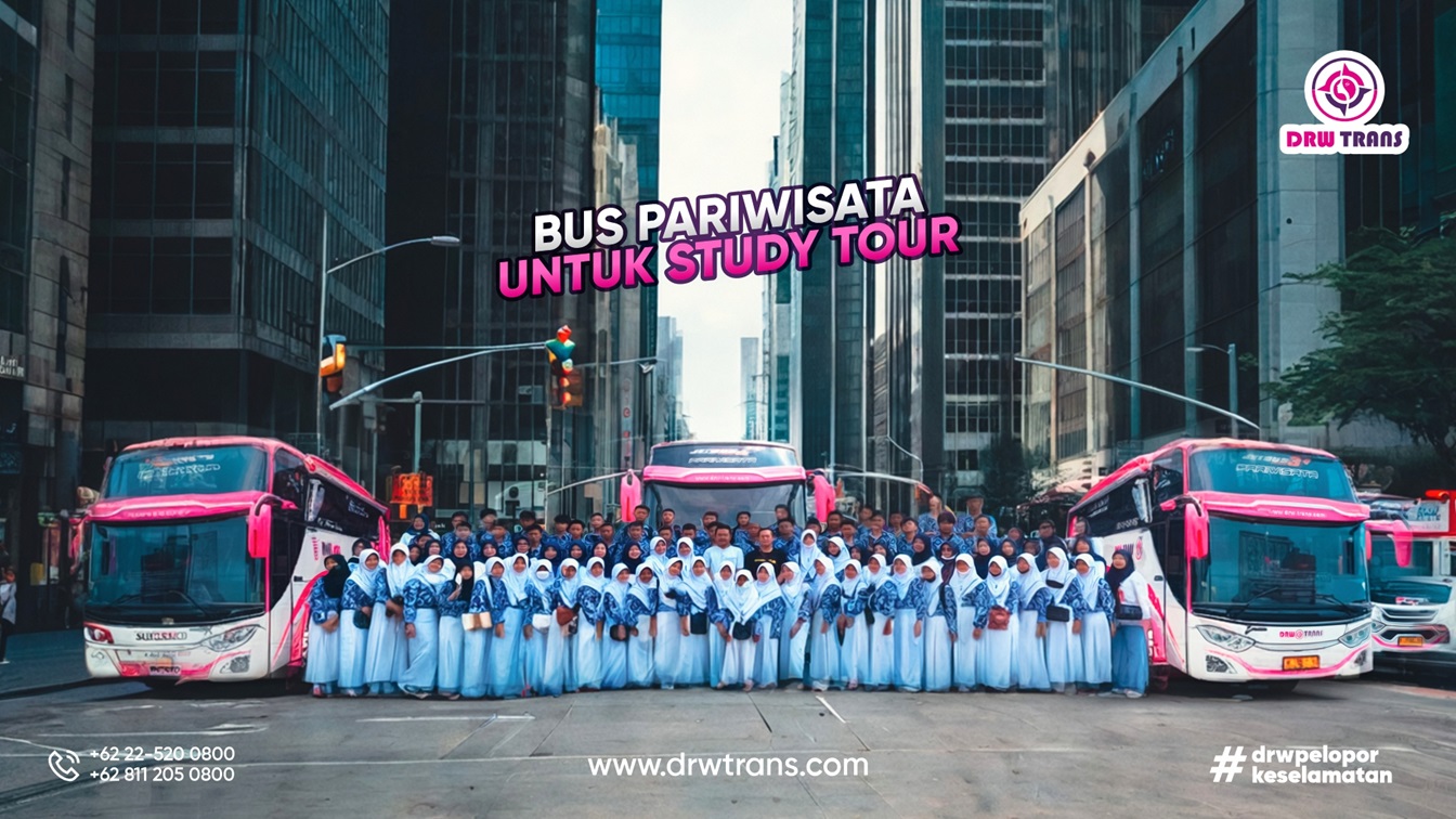 Sewa Bus Pariwisata untuk Study Tour Sekolah, Harga Lebih Terjangkau!