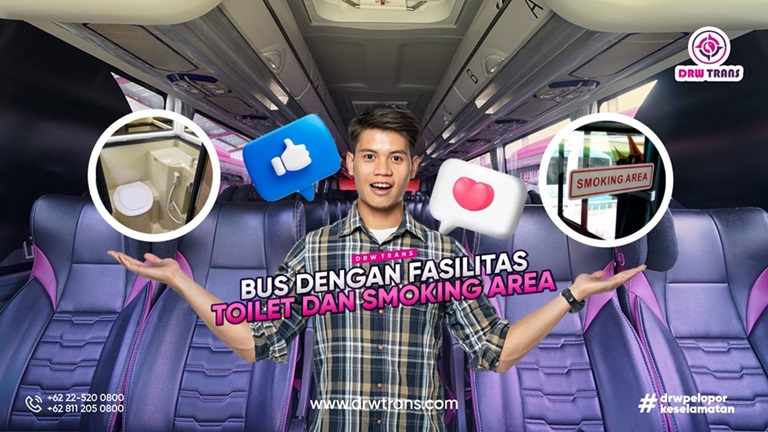 Ingin Sewa Bus Bandung dengan Fasilitas Toilet dan Smoking Area? PO Ini Pilihannya!