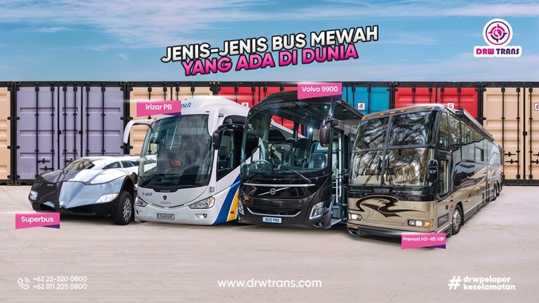 Jenis-jenis Bus Mewah yang Ada di Dunia, Mana yang Jadi Favoritmu?