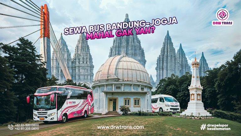 Sewa Bus Bandung ke Jogja dengan DRW Trans, Mahal atau Tidak?