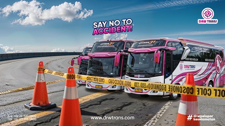 Say No To Kecelakaan! Yuk, Sewa Bus Bandung DRW Trans untuk Perjalananmu!