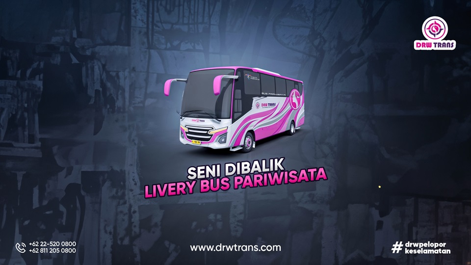 Yuk! Kenalan dengan Livery Bus Pariwisata, Ada Seni di Balik Desain Bus yang Menarik!