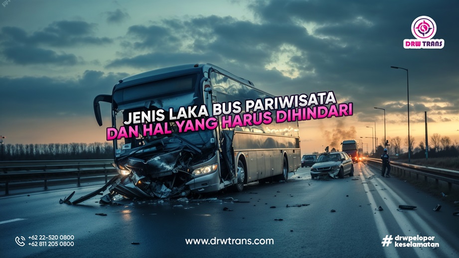 Ini Dia Jenis Kecelakaan Pada Bus Pariwisata, Berikut yang Harus Kamu Hindari!