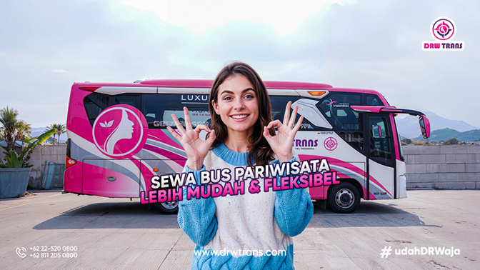 Sewa Bus Bandung Mudah dan Fleksibel, Hanya Ada di DRW Trans! Yuk, Booking!