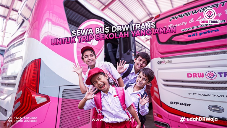 Sewa Bus Bandung untuk Perjalanan Sekolah yang Ramah Anak, Nyaman, dan Aman