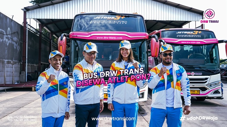 Bus Bandung DRW Trans Disewa Atlet PON, Memangnya Apa Keunggulannya?