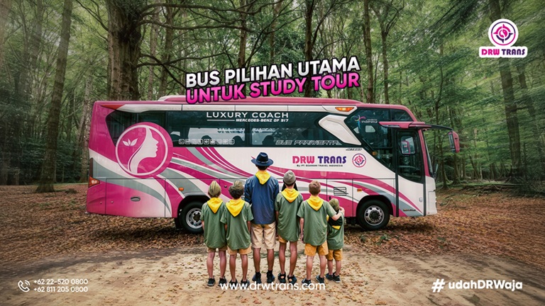 Mengapa Bus Pariwisata Jadi Pilihan Utama untuk Study Tour?